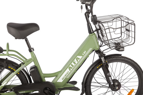 Gelbert ALFA 1 ST electric bike, green