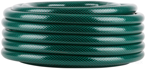 Шланг поливочный трехслойный армированный, зеленый 1" х 3,0 мм х 25 м