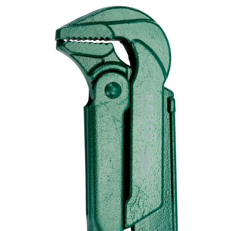 2" Трубный ключ шведского типа 90° с зеленым порошковым покрытием, 560 мм
