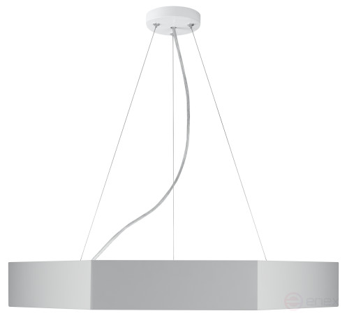 ERA Geometria LED Lamp SPO-123-W-40K-045 Hexagon 45W 4000K 2900Lm IP40 600*80 White Hanging Driver inside