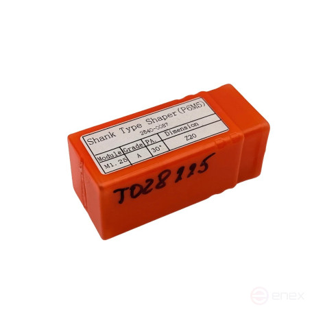 Долбяк хвостовой М 1.25, z=20, 30°, D=25 мм (2540-0087) TORNERI Т028225