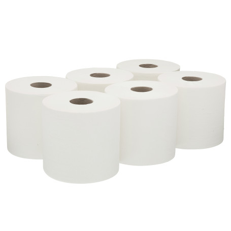 WypAll® L10 EXTRA Cleaning Material - Controlled Feed Roll / White (6 Rolls x 525 sheets)