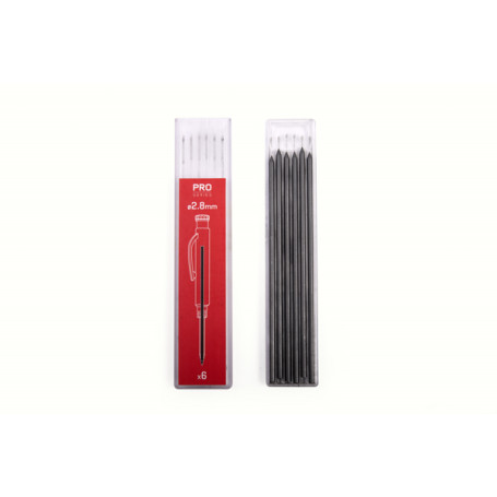 A set of spare SANITOO PRO pencils, 6 pcs. (graphite, NV)