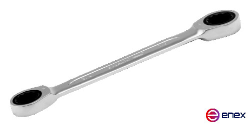 Ключ накидной с трещоткой, 3/8" х 7/16"