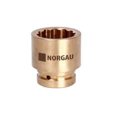 Головка торцевая ударная NORGAU Industrial искробезопасная 1", 46 мм, ND21K-46NSB