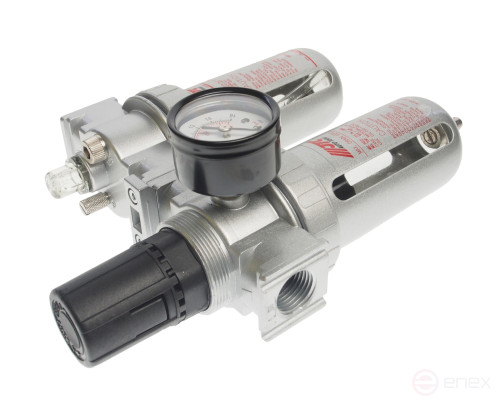 Air treatment unit (lubricator,dehumidifier) 1/2" metal. the switch. 215PSI 3000L/min. 150ml JTC