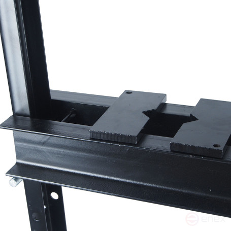 ER-40012 hydraulic floor press 12t with manual drive and pressure gauge (stroke 135mm, working range 90-858mm) EUREKA /1 NEW