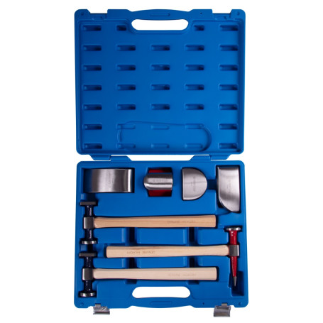 Set of straightening hammers and supports, 7 pieces KING TONY 9CF-307