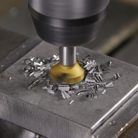 Countersink HSS shape C 90° ground CBN Ø 20,5 TiN