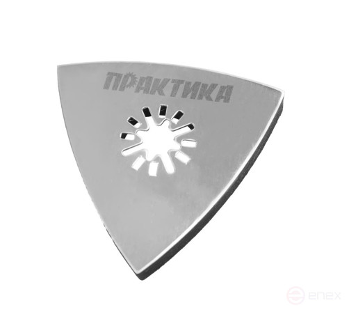 Nozzle for MFI PRACTICE delta sole, VELCRO, WITHOUT holes, for 80 mm sanding plates (240-409)