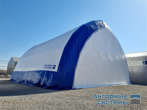 Monomakh pneumatic frame garage hangar with 7 m gate