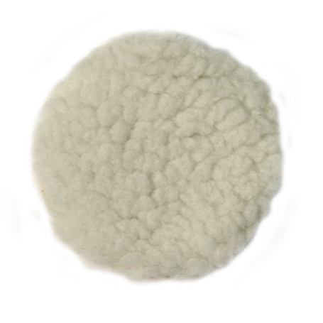 Polishing circle F150 mm, on a sticky basis, wool