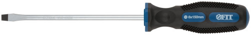Отвертка "Универсал", CrV сталь, прорезиненная ручка, Профи 6х150 мм SL