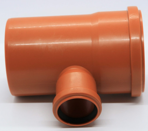 External tee 110 by 50 mm 90 (87.5) degrees Flextron