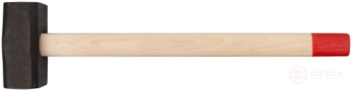 Forged sledgehammer assembly, wooden handle 8 kg