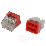 ERA terminal NO-225-436 quick-release 2273-206 compact 6-wire 0.2-2.5 mm2 package 2 pcs