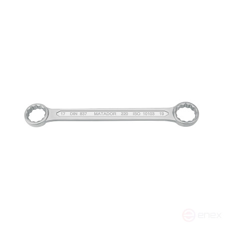 Ключ накидной двусторонний прямой 8 x 9 мм