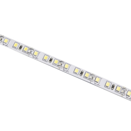 Лента светодиодная - 9,6W/m, 12V, 8мм, 2835, 120 д/м, IP20, холодный белый (6000K) - 5м, AKS