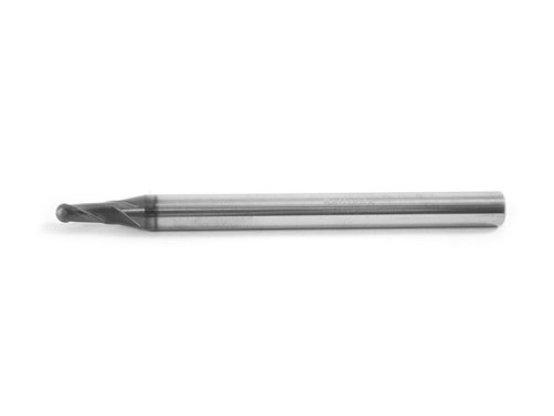 Spherical carbide end mill 4 x 8 x 75 R=2 P45C Z=2 c/x dx=6 GP230-040.080A-P45C Beltools