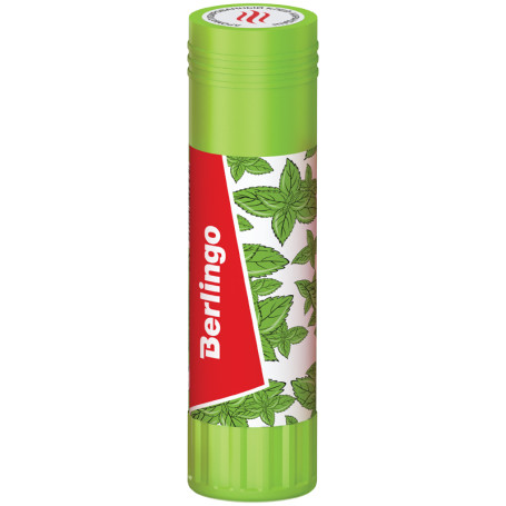 Berlingo "Aroma" glue stick, 21 g, flavored (mint, lemon, strawberry, rose), PVP