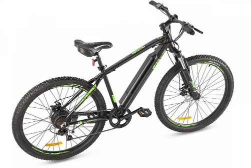 Велогибрид Eltreco Ultra Trend Черно-зеленый-2498