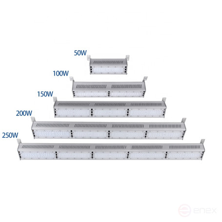 Светодиодный промышленный линейный светильник Mosvolt JX-XTGKD 200w 85-245v