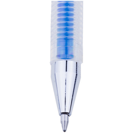 Set of gel pens Crown "Hi-Jell Color" blue, 0.7mm, 12 pcs
