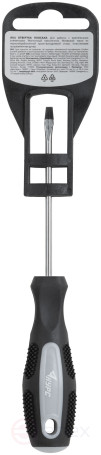 Screwdriver "Master", CrV steel, rubberized handle 3x75 mm SL