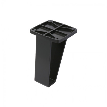 Support meb. plast. V-18 h130 black AKS