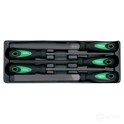 A set of 5 files in the TOPTUL GBAT0501 box