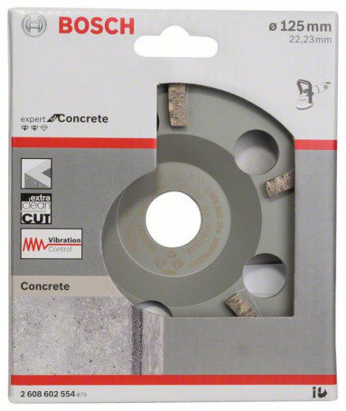 Diamond Cup grinding circle Expert for Concrete Extra-Clean 125 x 22.23 x 4.5 mm