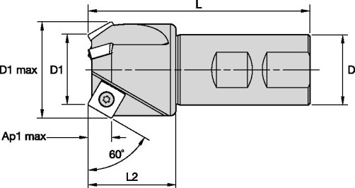 Фреза 32C3R038B32SSP12