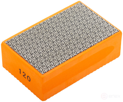 Губка алмазная для сухого шлифования, 90х55 мм, Р120