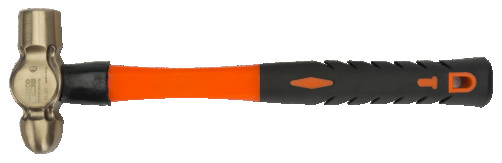 IB Hammer with round striker (aluminum/bronze), fiberglass handle, 450 g