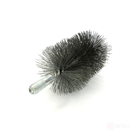 Steel brush D68, pile 0.40, fit M12 thread (14-568) cord brush for cleaning and cleaning holes, channels, heat exchanger, tubes and equipment in furnace, chimney, boiler systems