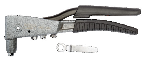 Ручной заклепочник со сменными головками (2,4 - 4,8 мм), 255 мм