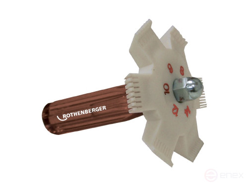 A comb for straightening lamellae.