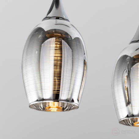 Светильник подвесной (подвес) Rivoli Malady 9123-203 3 х Е27 40 Вт модерн потолочный