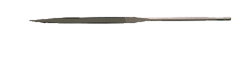 Knife file without handle, 160 mm, personal notch