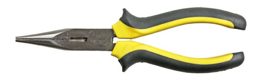 Pliers with elongated sponges radio 180 mm Polished.