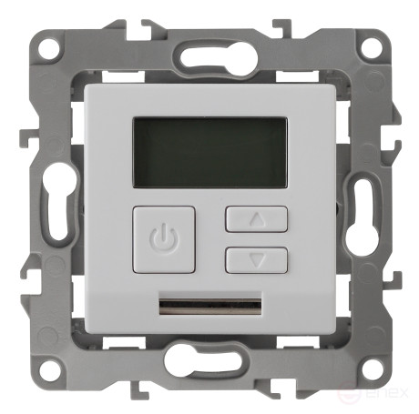 12-4111-01 ERA Thermostat universal 230V-Imah16A, IP20, Era 12, white