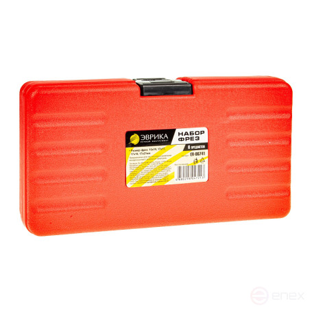 Набор фрез ER-86741 для чистки и восстановл. посадочных мест диз. форсунок 6пр (15х19,17х17,17х19,17х21мм) кейсе ЭВРИКА /1/20