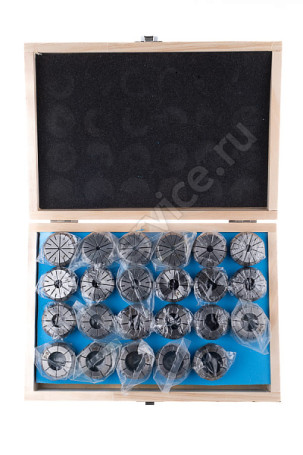 Collet Set ER40 - 23pcs (4,5,6,7,8,9,10,11,12,13,14,15,16,17,18,19,20,21,22,23,24,25,26) 0.010mm