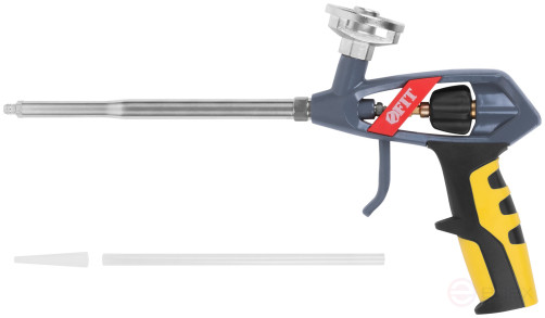 Mounting foam gun, Pro, Reinforced, rubberized handle