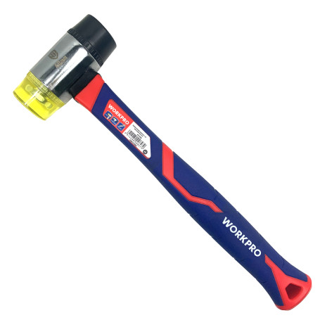 Hammer with soft strikers with fibreglass handle WP241036 WORKPRO