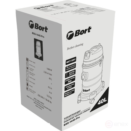 Пылесос для сухой и влажной уборки BORT BSS-1440-Pro