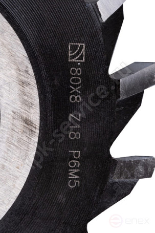 Фреза дисковая трехстор. прямой зуб 63х08х22 Z=16 Р6М5