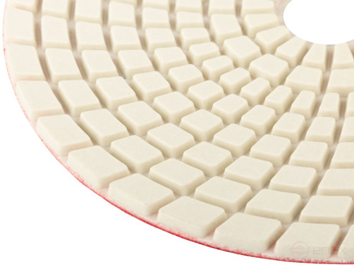 Алмазный гибкий шлифовальный круг АГШК (липучка), влажное шлифование, 125 мм, Р 400