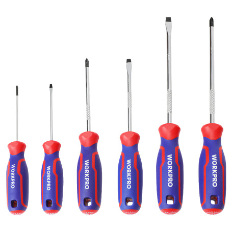 Screwdriver Set 6pcs Prof WP200504 WORKPRO