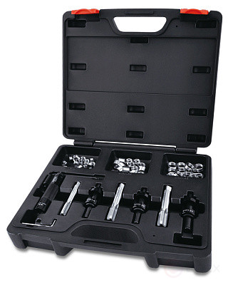 Candle Hole Thread Repair Kit M10x1.0, M12x1.25, M14x1.25, 56 pieces TOPTUL JGAI5601